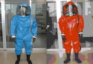 化学防護服の画像