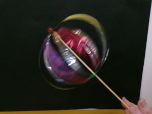 くるくるシャボン玉