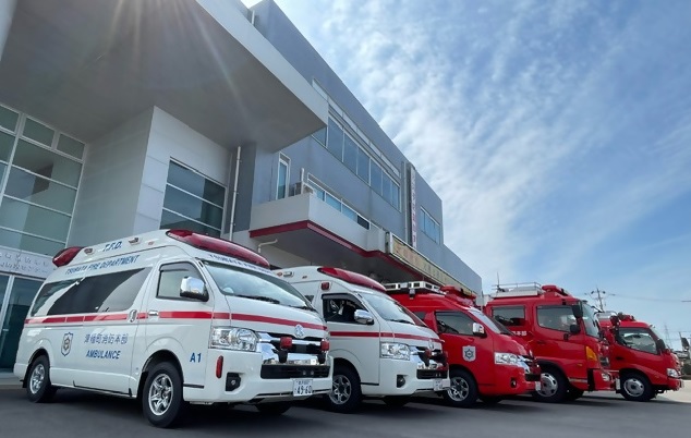 消防車両の画像